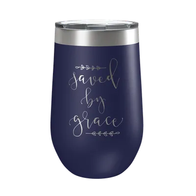 Saved By Grace 16oz Insulated Tumbler