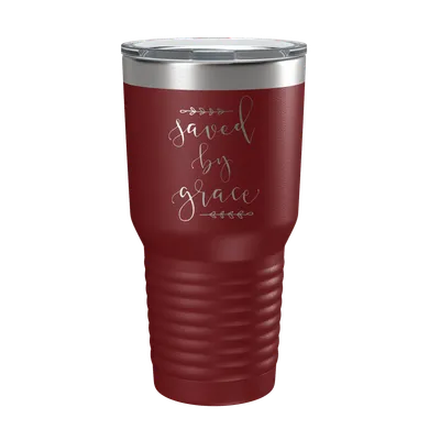 Saved By Grace 30oz Insulated Tumbler