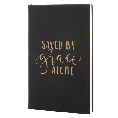 Saved By Grace Alone Leatherette Hardcover Journal