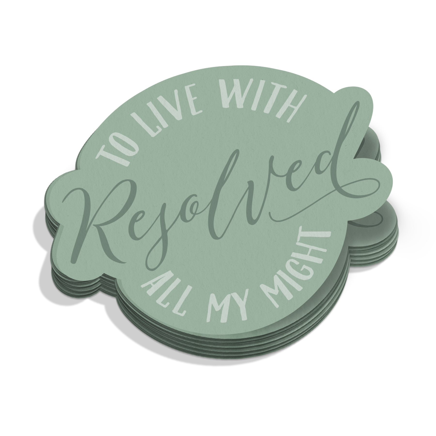 Resolved Sticker