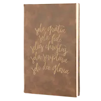 The Five Solas Leatherette Hardcover Journal