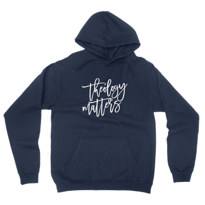 Theology Matters Script Hoodie