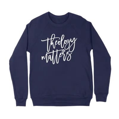 Theology Matters Script - Crewneck Sweatshirt