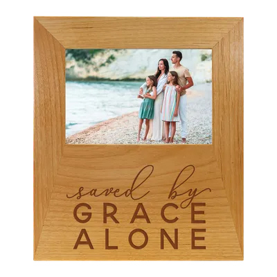 Saved By Grace Alone Lettered Frame
