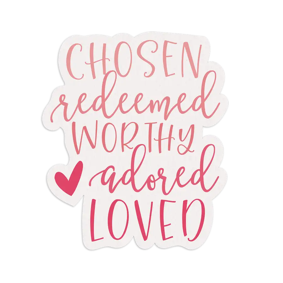 Chosen Redeemed Sticker #2