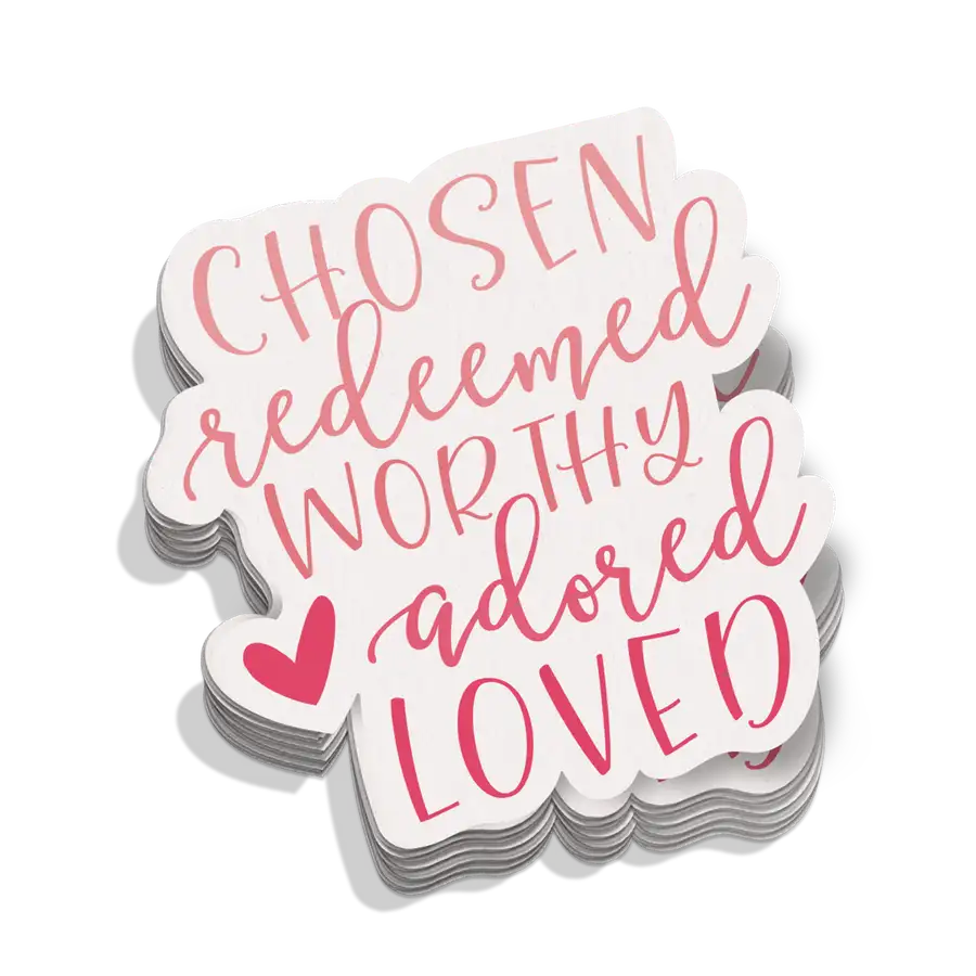 Chosen Redeemed Sticker