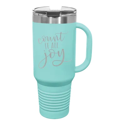 Count It All Joy 40 oz Insulated Travel Tumbler