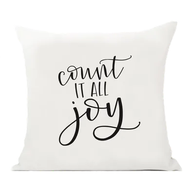 Count It All Joy Pillow Cover