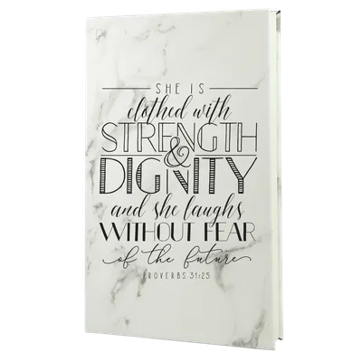 She Is Clothed Leatherette Hardcover Journal