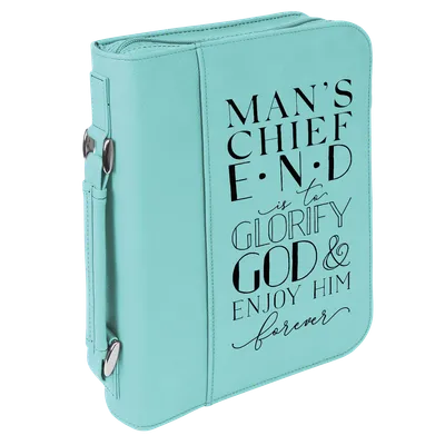 Mans Chief End Bible Cover