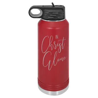 In Christ Alone (Script) Insulated Bottle