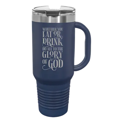 Eat or Drink 40 oz Insulated Travel Tumbler