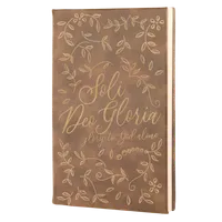 Soli Deo Gloria Floral Leatherette Hardcover Journal