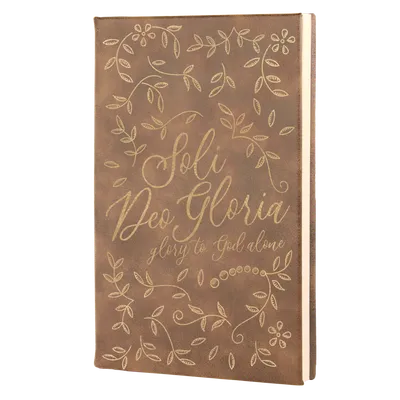 Soli Deo Gloria Floral Leatherette Hardcover Journal
