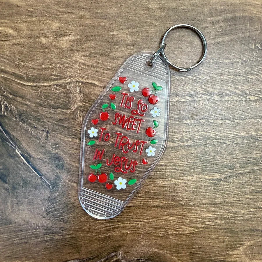 Tis So Sweet Acrylic Motel Key Chain #2
