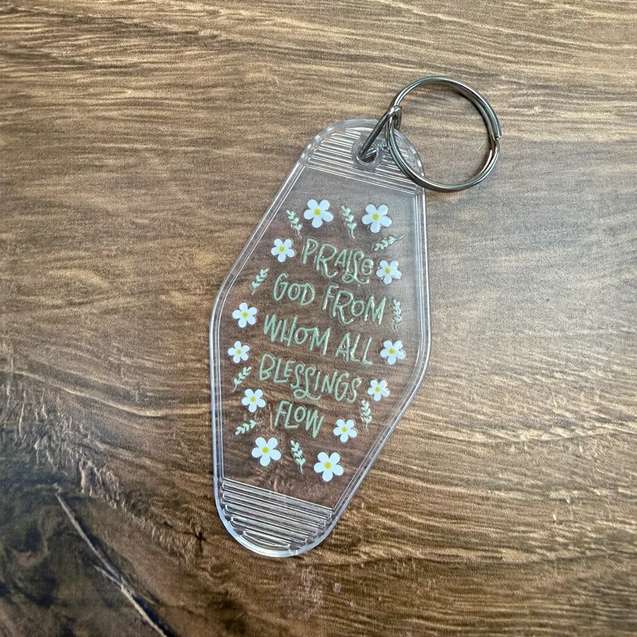 Doxology Acrylic Motel Key Chain #2