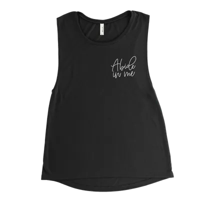 Abide In Me Left Chest Muscle Tank