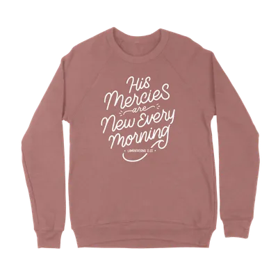 His Mercies Are New - Crewneck Sweatshirt