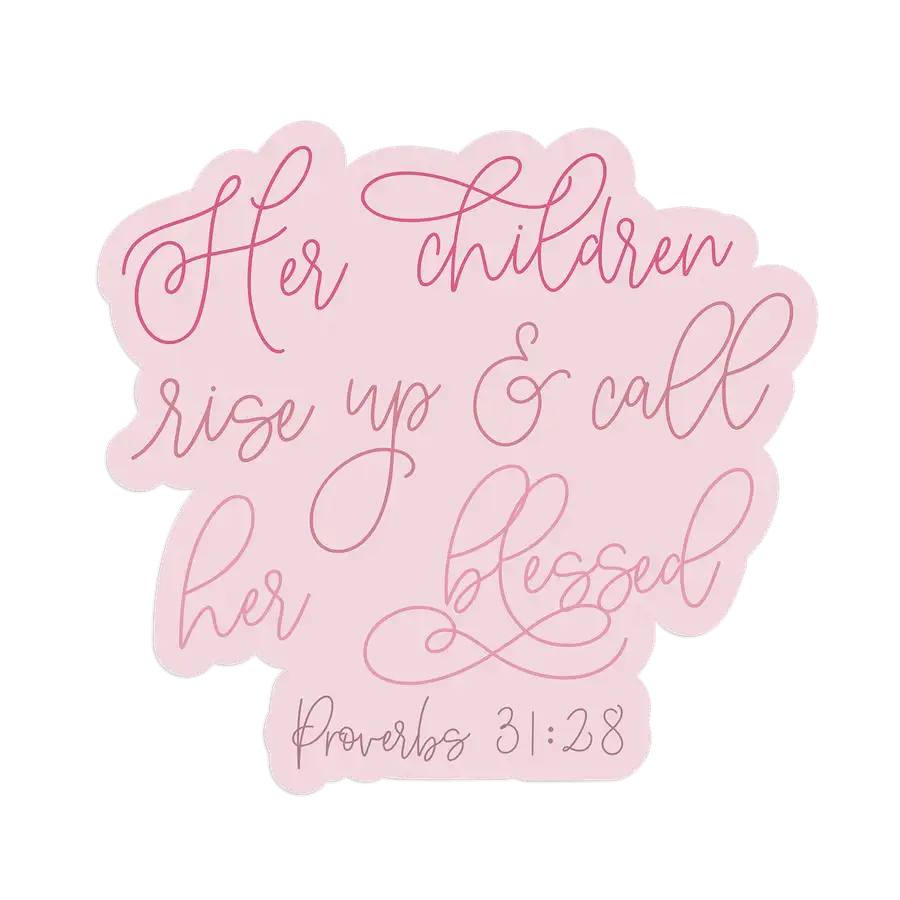 Her Children Rise Up Sticker #2