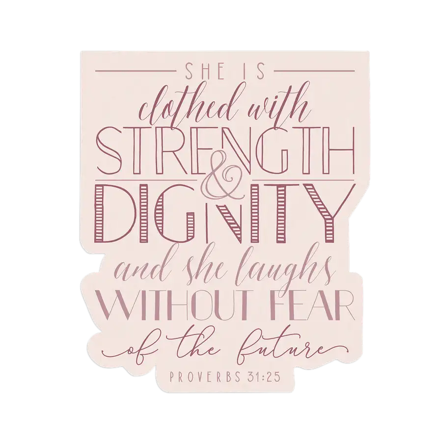 She Laughs Without Fear Sticker #2