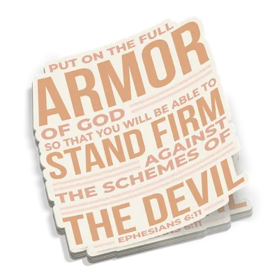 Full Armor Of God Sticker