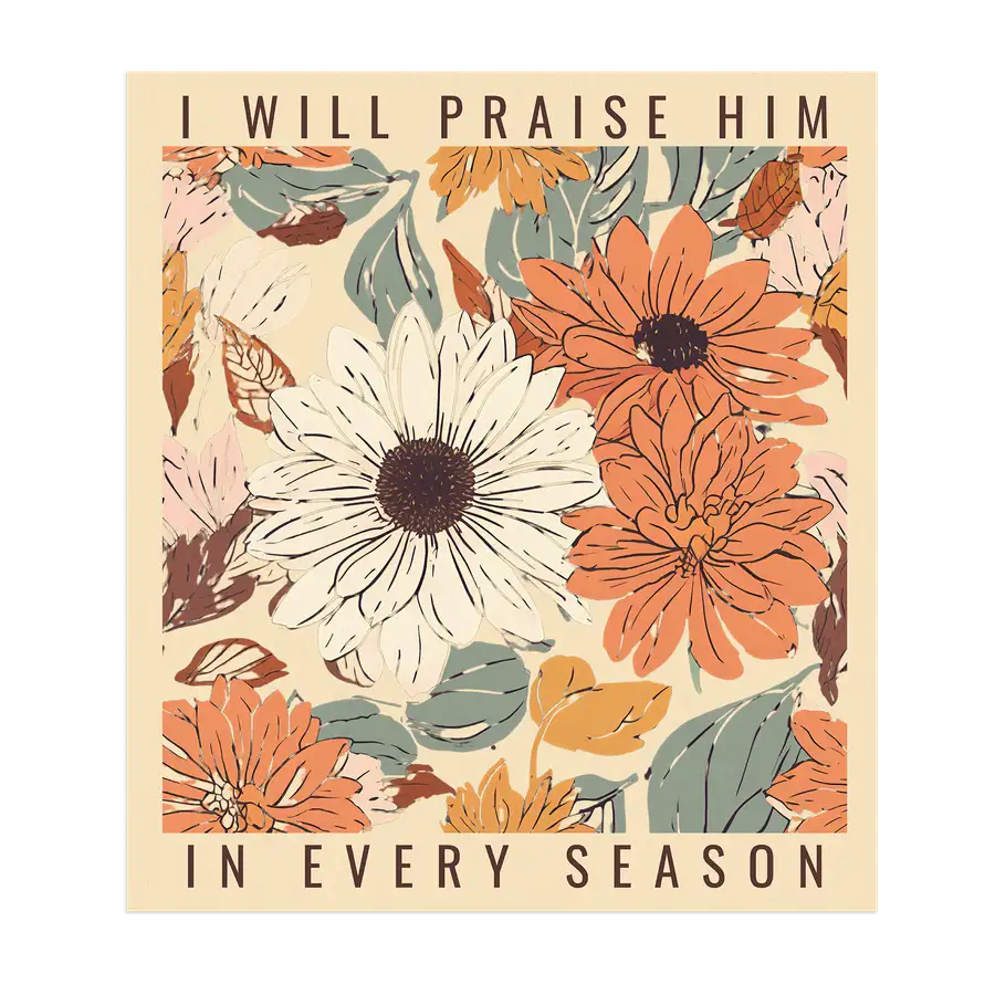 I Will Praise Him Sticker #2