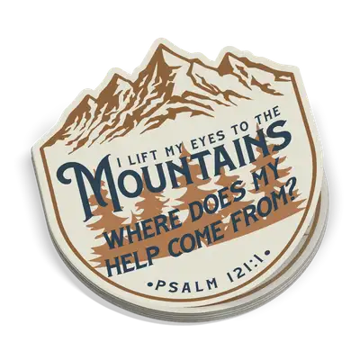 Where Does My Help Come From Sticker