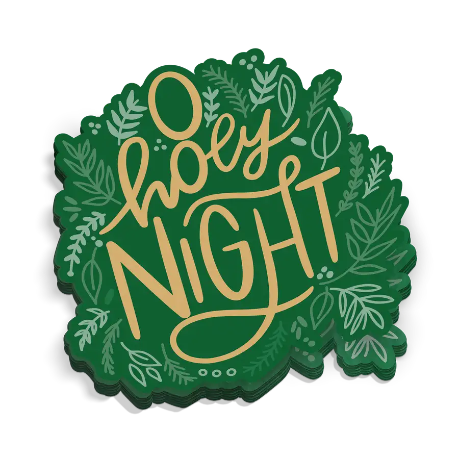 O Holy Night Sticker