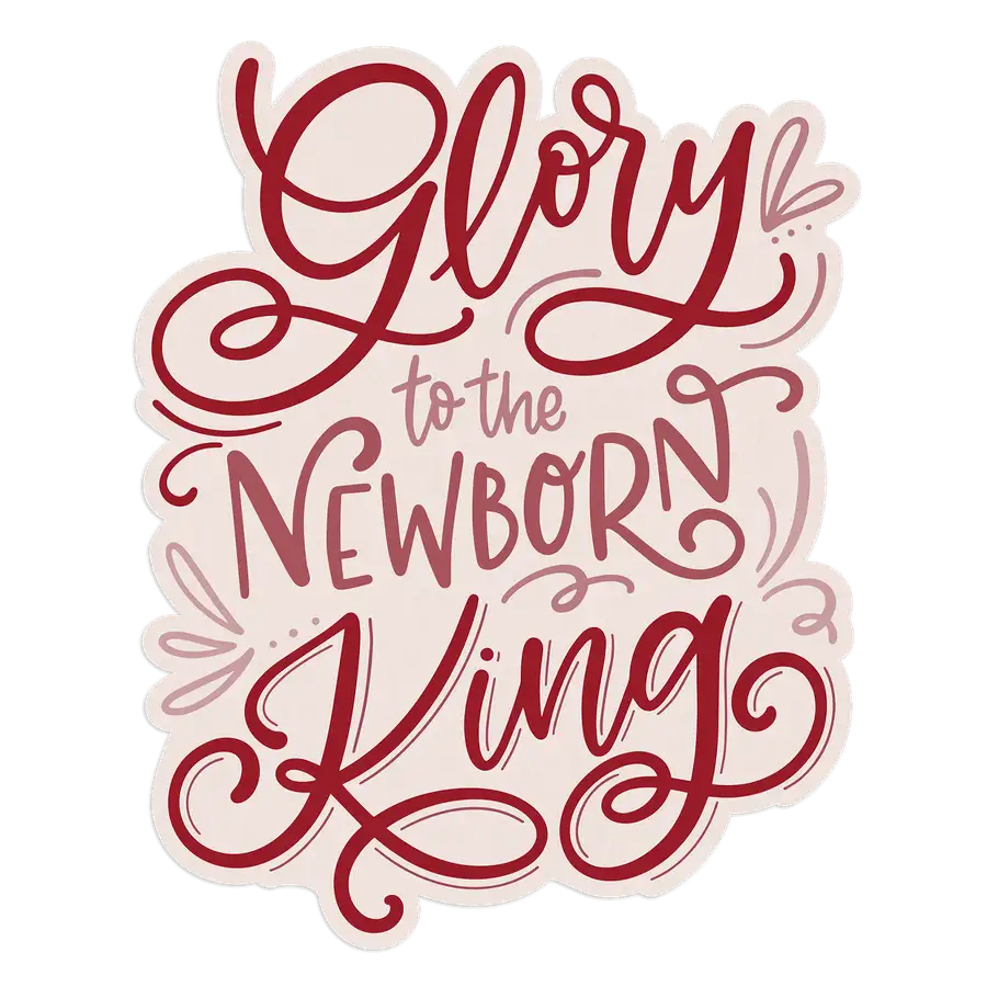 Glory To The King Sticker #2