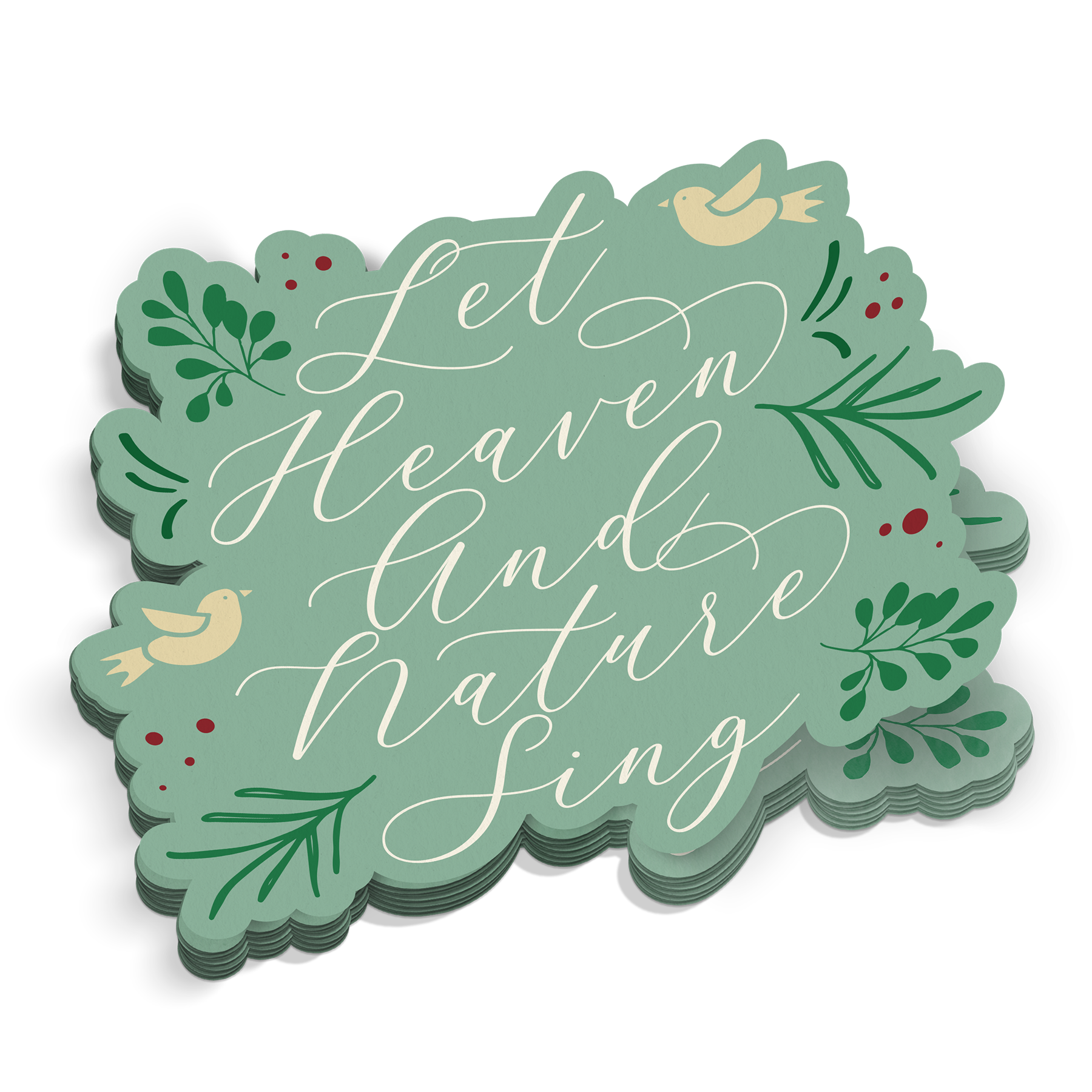 Let Heaven And Nature Sticker