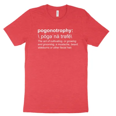 Pogonotrophy (Definition) Tee