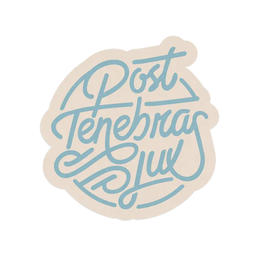 Post Tenebras Lux Sticker #2