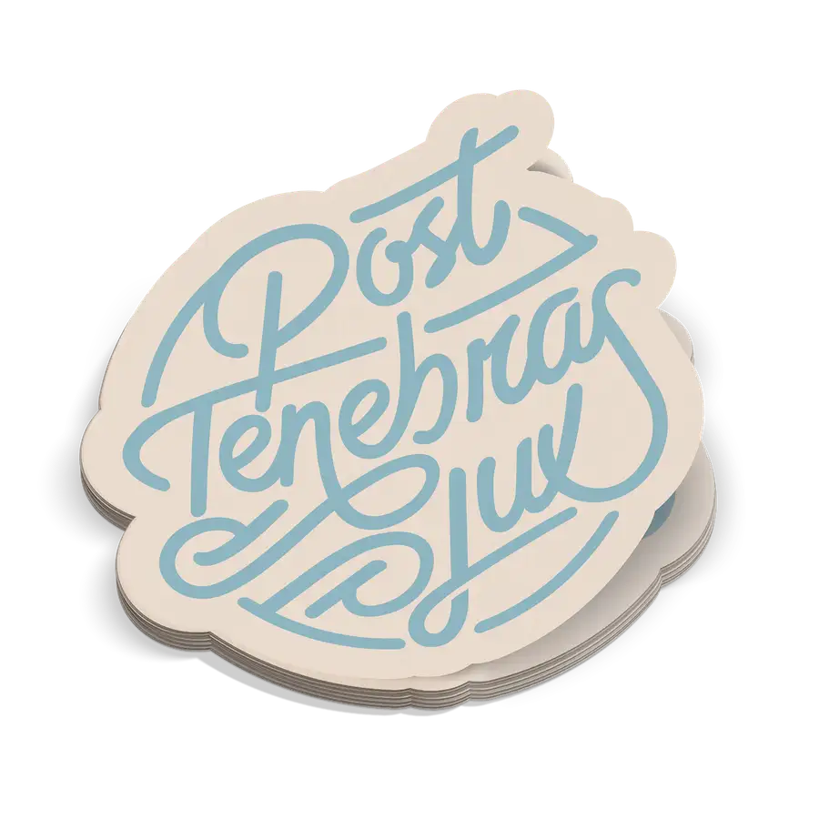 Post Tenebras Lux Sticker