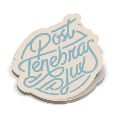 Post Tenebras Lux Sticker