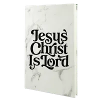 Jesus Christ Is Lord Leatherette Hardcover Journal