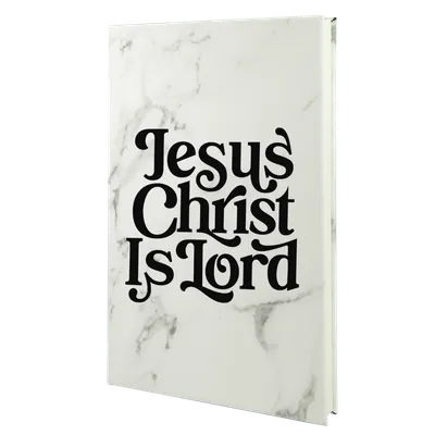 Jesus Christ Is Lord Leatherette Hardcover Journal
