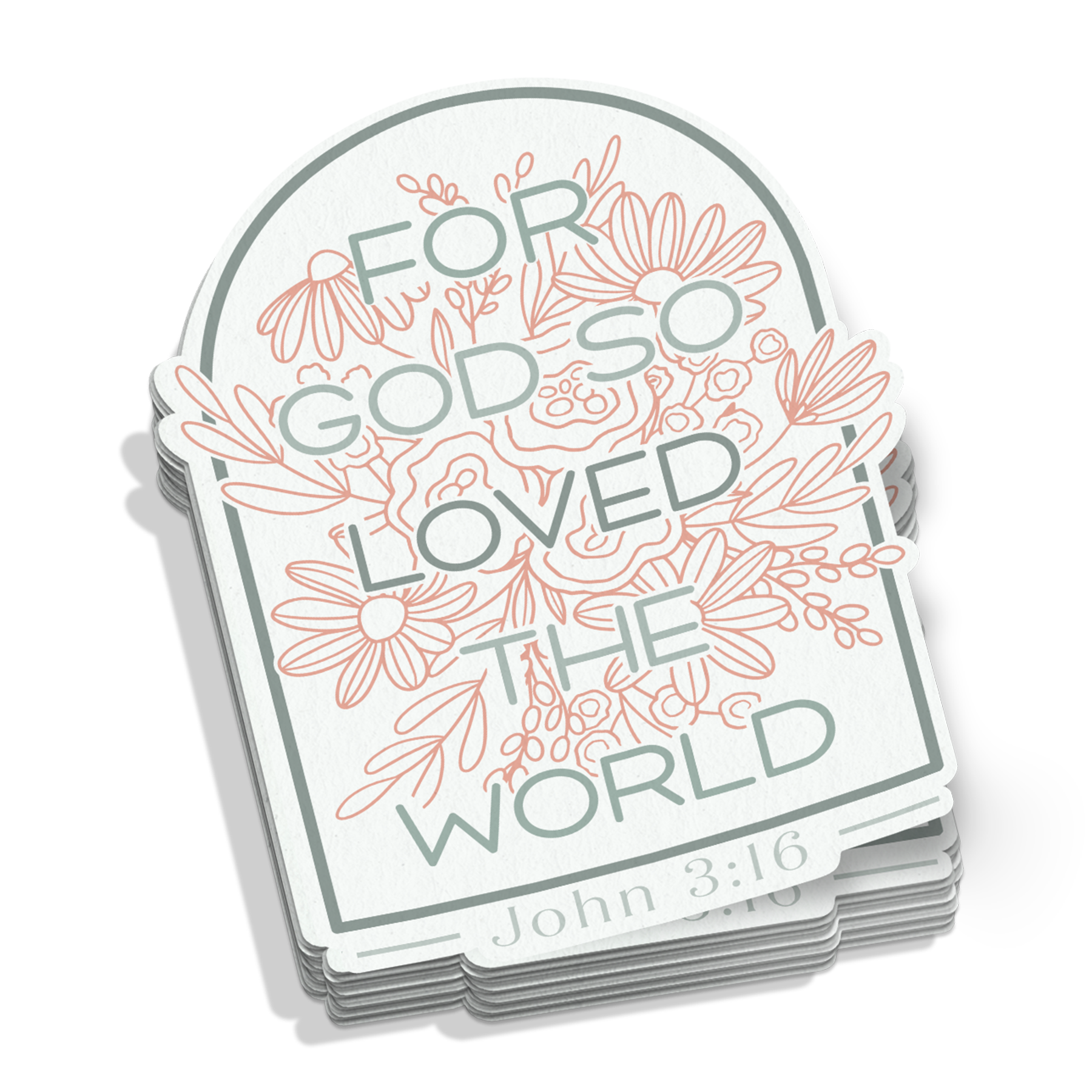 For God So Loved Sticker