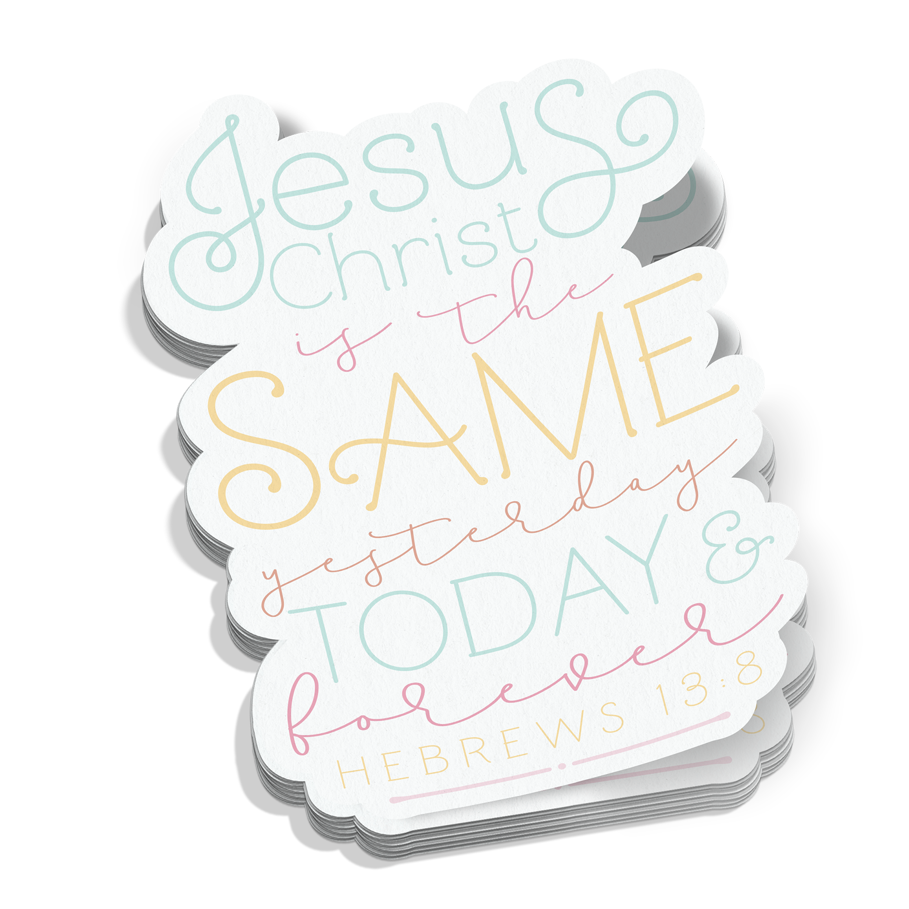 Jesus Christ Is The Same Sticker