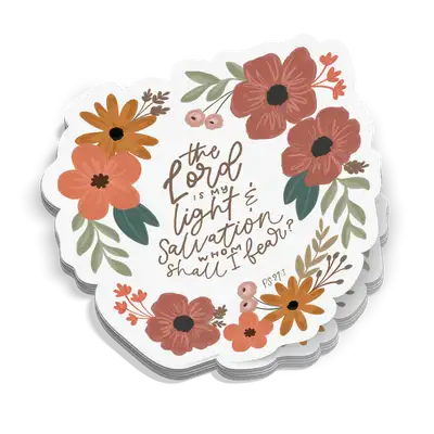 The Lord Is My Light Sticker