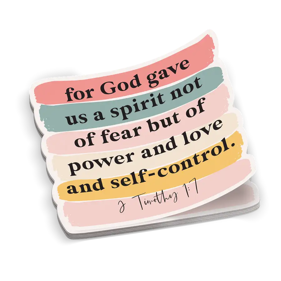 For God Gave Us A Spirit Sticker