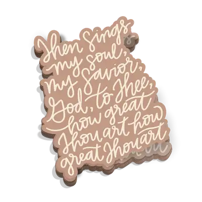 How Great Thou Art Sticker