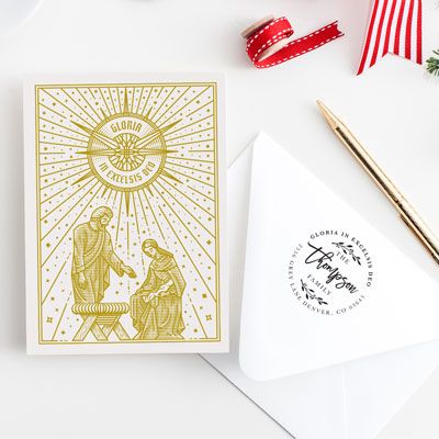 Gloria In Excelsis Deo Greeting Card