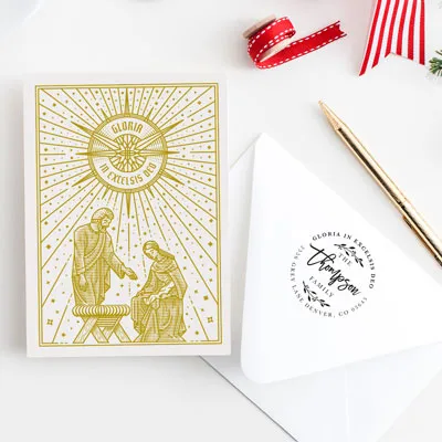 Gloria In Excelsis Deo Greeting Card