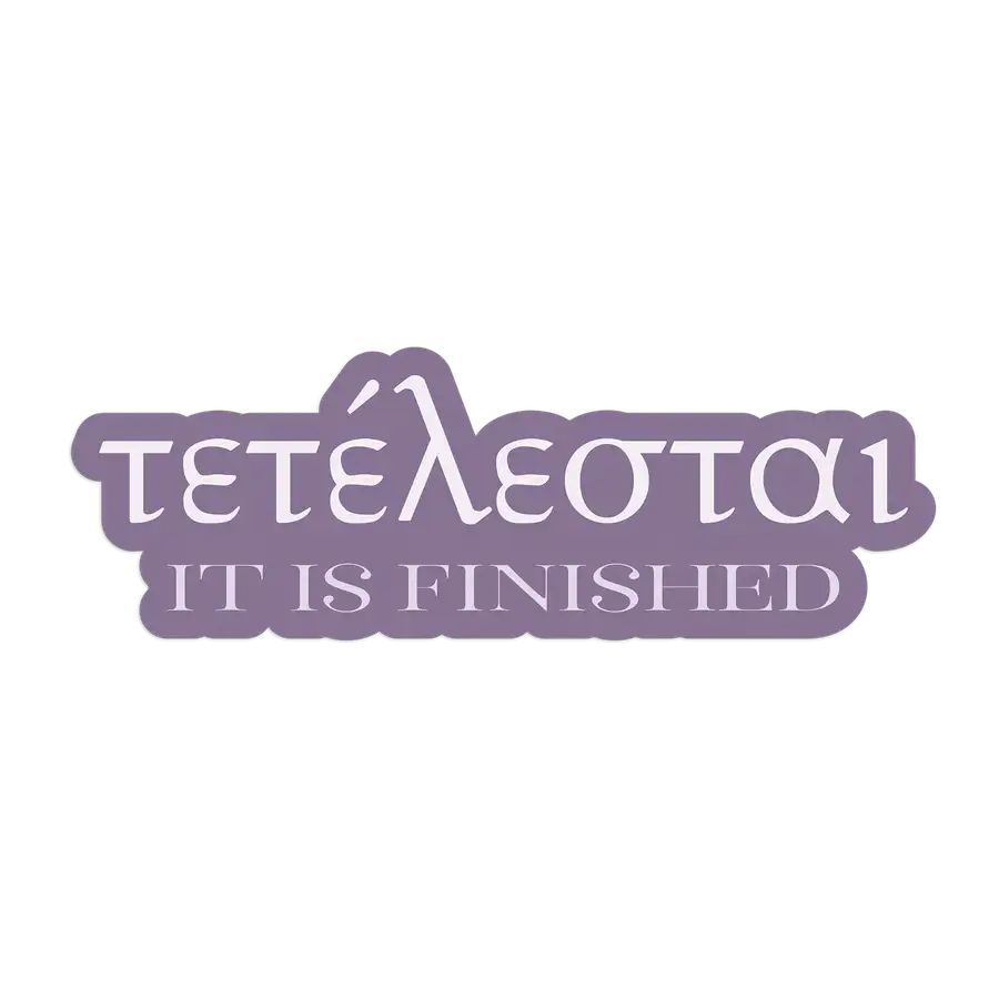 Tetelestai Sticker #2