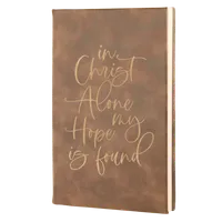 In Christ Alone Leatherette Hardcover Journal