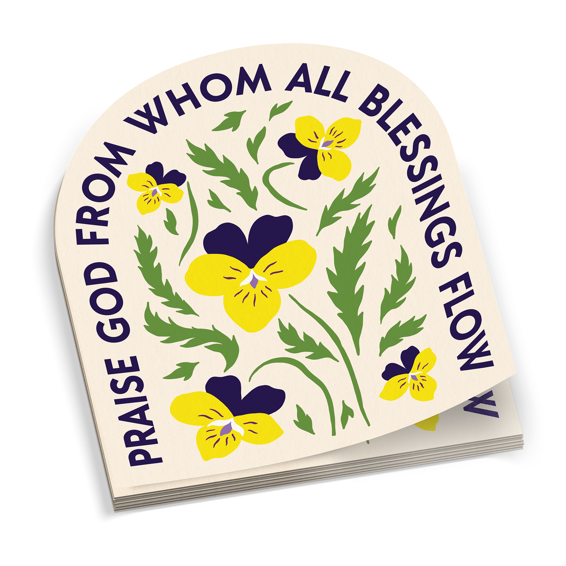 Praise God From Whom Sticker