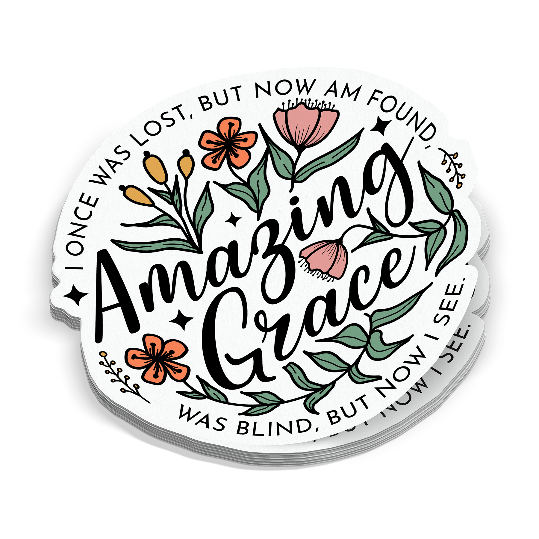 Amazing Grace Sticker