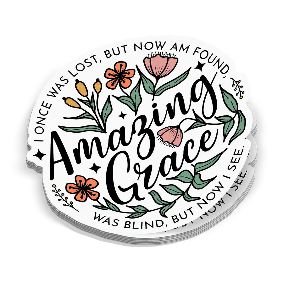 Amazing Grace Sticker