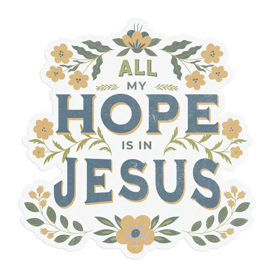 Hope In Jesus Sticker #2