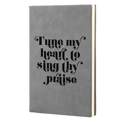 Tune My Heart Leatherette Hardcover Journal